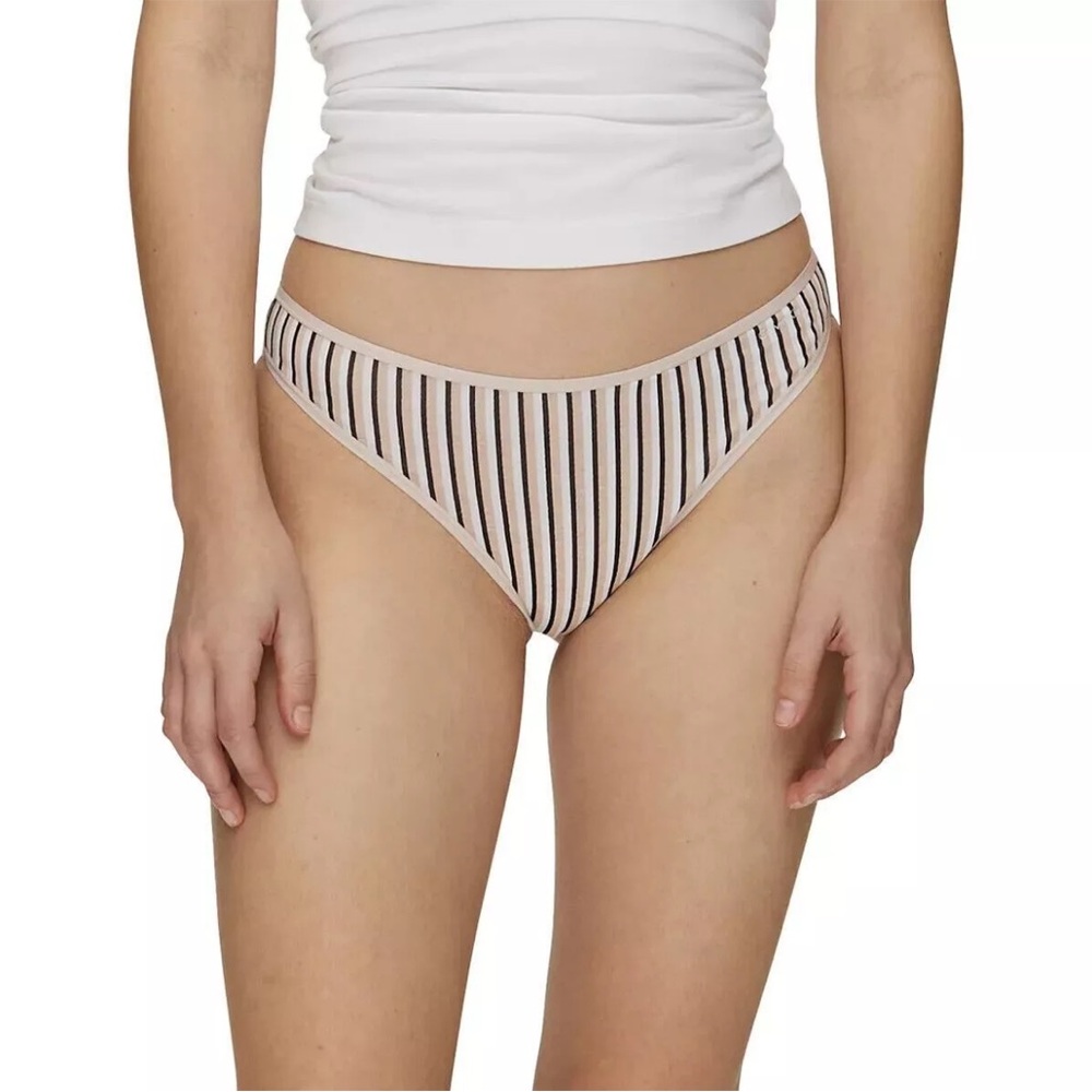 NWT Calvin Klein Striped Thong Size Small - Picture 6 of 6
